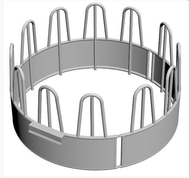 Agromet Futterraufe f. Rinder u. Pferde Rund verzinkt M11/9