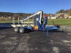 Scandic ST-8 7,9m Kran 550kg Hubkraft Auflauf Hydr. Bremse