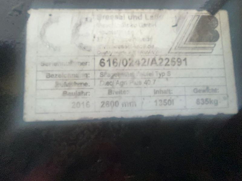 Bressel und Lade Silagebeißschaufel Typ S