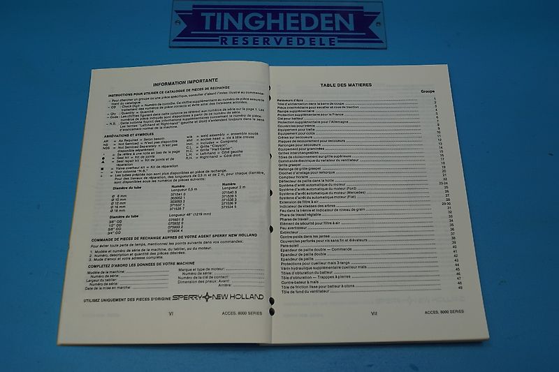 New Holland 8080 (Spare part/Reservedel/Ersatzteil)