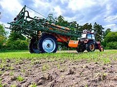 AGROFART Feldspritze Hydraulisch Gezogen 4000l 4200l / Field sprayer hydraulic AF4215HT / Opryskiwacz polowy hydrauliczny 4200l belka 15m 21m 24m 27m