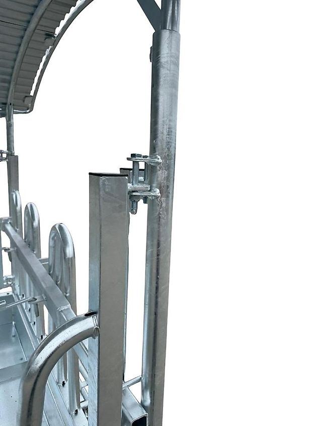 DM-Handel GmbH ⭐️ Heuraufe 2,02x2,02m✅ Viereckraufe 2x2m Fressgitter Raufe Pferd Rind Alpaka Schaf Ziege Pferderaufe Futterraufe Weideraufe Ponyraufe Rundballenraufe Metallheuraufe