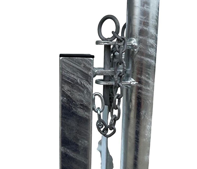 DM-Handel GmbH ⭐️ Heuraufe 2,02x2,02m✅ Viereckraufe 2x2m Fressgitter Raufe Pferd Rind Alpaka Schaf Ziege Pferderaufe Futterraufe Weideraufe Ponyraufe Rundballenraufe Metallheuraufe