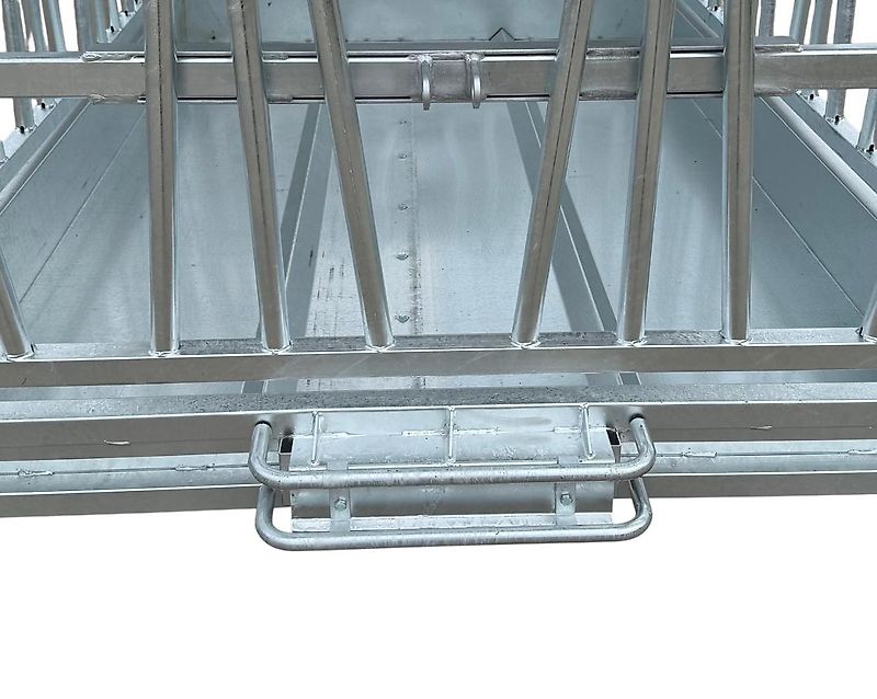 DM-Handel GmbH ⭐️ Heuraufe 2,02x2,02m✅ Viereckraufe 2x2m Fressgitter Raufe Pferd Rind Alpaka Schaf Ziege Pferderaufe Futterraufe Weideraufe Ponyraufe Rundballenraufe Metallheuraufe