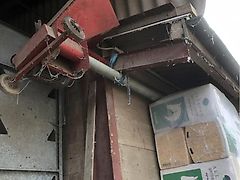 4 Zoll Körnerschnecke, ca 12 Meter mit Einlauftrichter