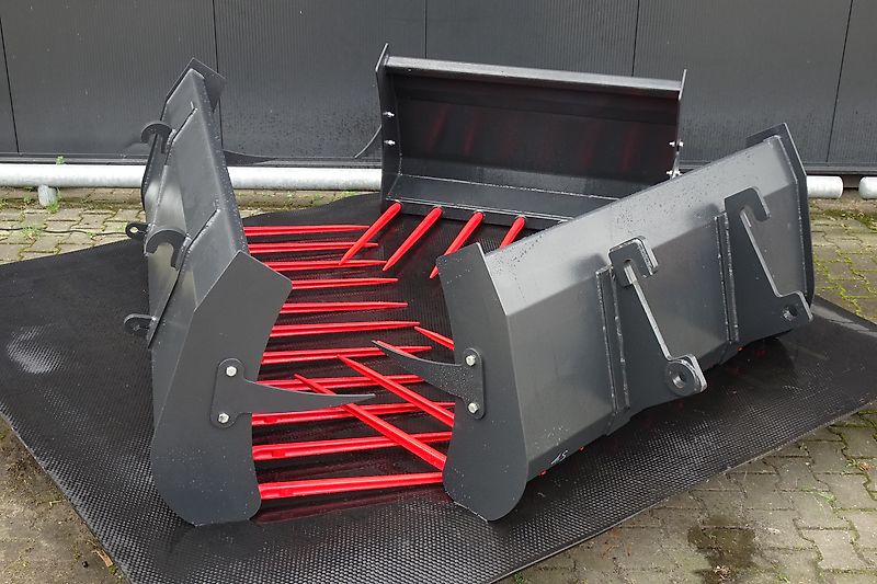 Hofstede mestvork mest vork riek tanden bak met model euro / Giant of Weidemann aankoppeling