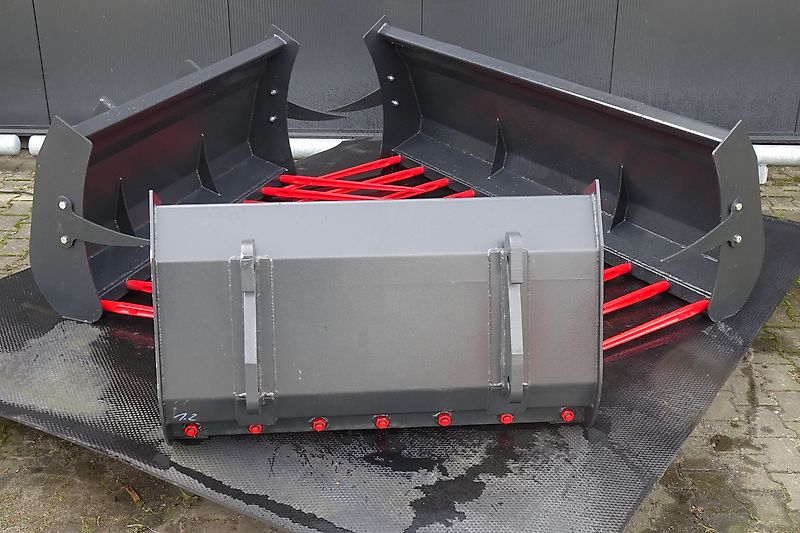 Hofstede mestvork mest vork riek tanden bak met model euro / Giant of Weidemann aankoppeling