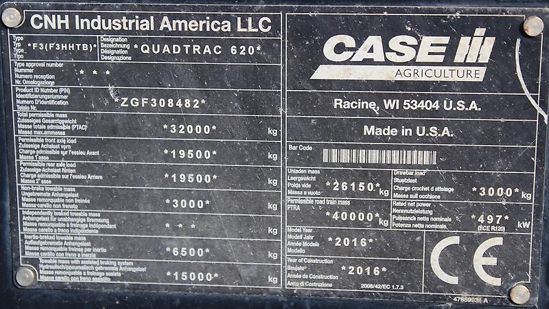 Case IH Quadtrac 620 HI-e SCR