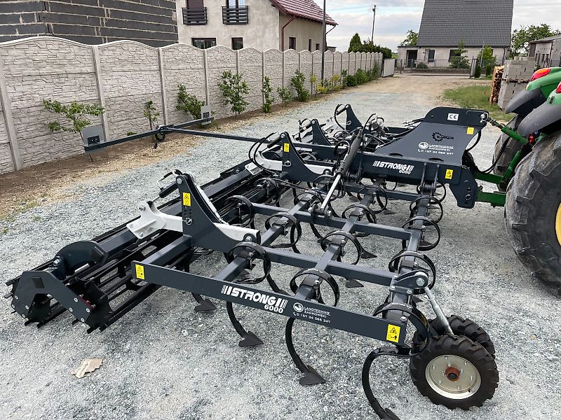 Leichtgrubber STRONG 6 m Stoppelgrubber Egge Federzinkenegge NEU TOP Qualität
