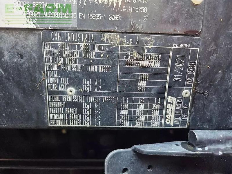 Case IH puma cvx 220