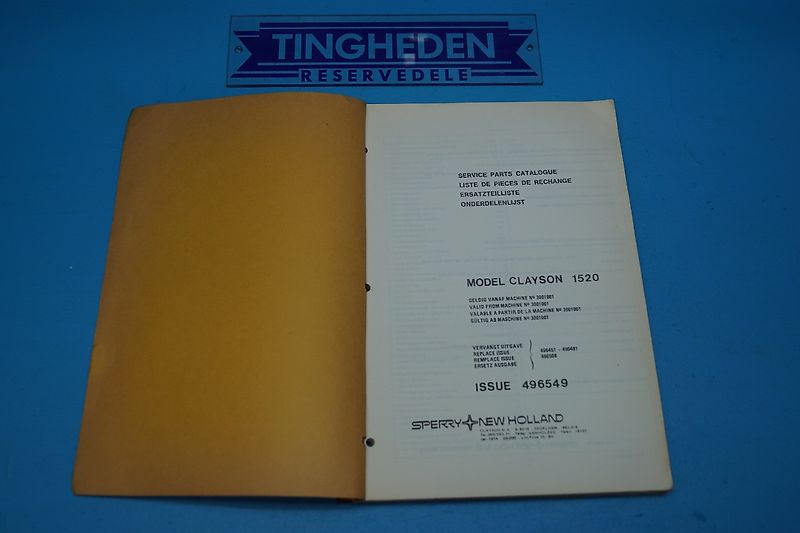 New Holland 1520 (Spare part/Reservedel/Ersatzteil)