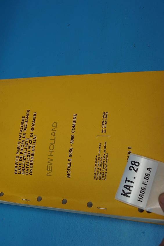 New Holland 8060 (Spare part/Reservedel/Ersatzteil)