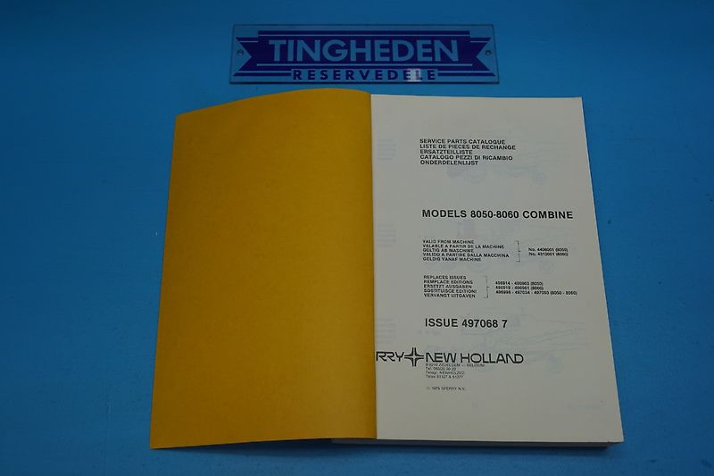 New Holland 8050 (Spare part/Reservedel/Ersatzteil)