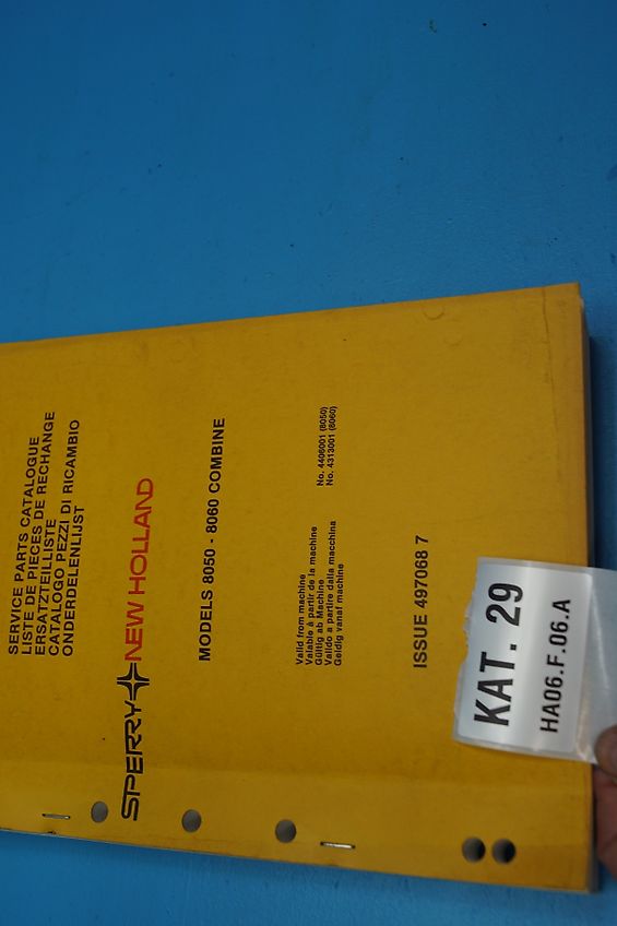 New Holland 8050 (Spare part/Reservedel/Ersatzteil)