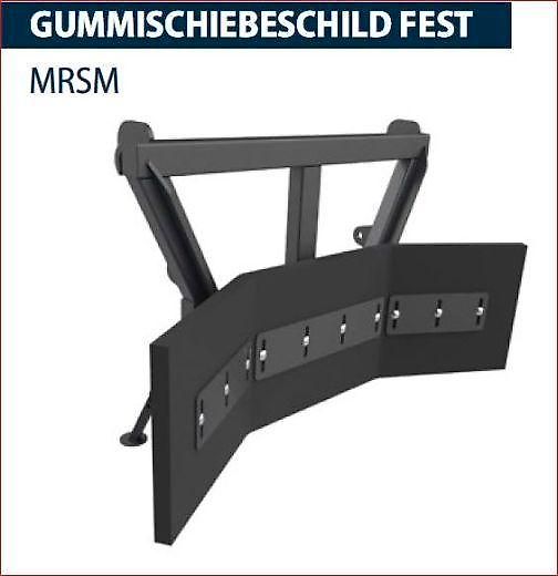 GUMMISCHIEBESCHILD FEST - Passend für Hoflader Eurotrac W 11 / W12 - Gummiplatte mit Faser - Stützfuß - Breite 150 cm - Gewicht 165 kg - Alle unsere Anbaugeräte sind auch in Euroaufnahme erhältlich