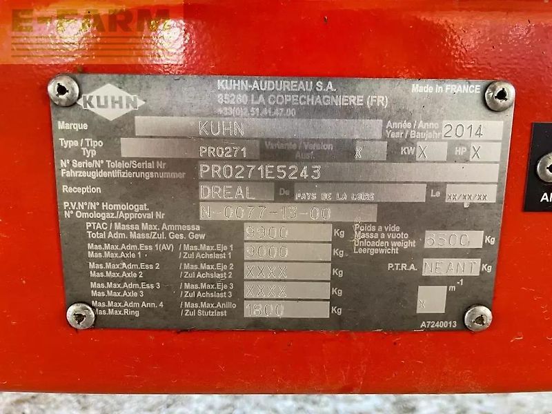 Kuhn profile plus 2070