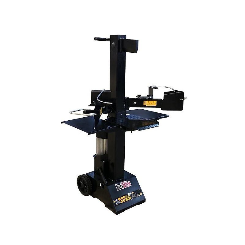 BlackEdition Holzspalter Brennholzspalter 8t, 14t und 25 t Kombi (Zapfwelle+Elektro) mit Stammheber