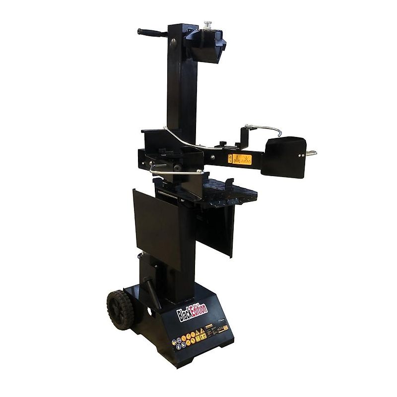 BlackEdition Holzspalter Brennholzspalter 8t, 14t und 25 t Kombi (Zapfwelle+Elektro) mit Stammheber