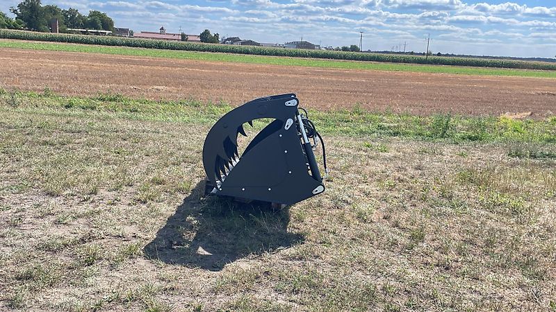 1986 Sofort Schaufel mit Zudruck Krokodilschaufel Pelikanschaufel crocodile bucket von 1,40 m bis 2,40 m JCB/Merlo/Manitou/