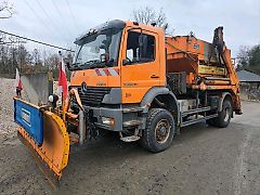 Mercedes-Benz Atego 1828 AK Absetzkipper Meiller Schmidt Schneepflug Küpper-Weisser Salzstreuer Allrad