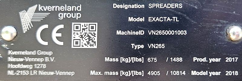 Kverneland Exacta-TL