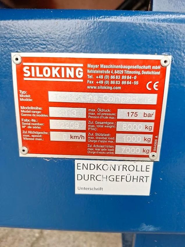 Siloking TrailedLine Compact 12