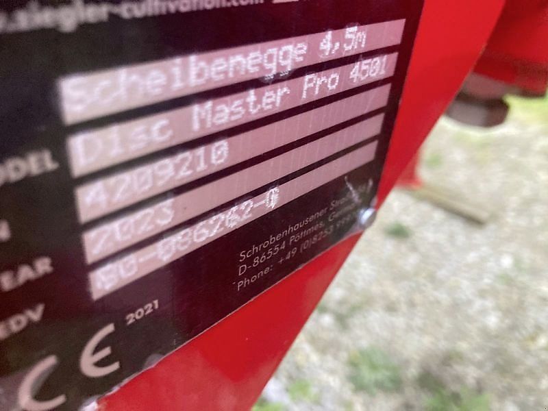 Ziegler DISC MASTER PRO 4501 ZIEGLER S