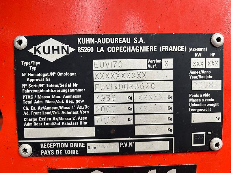 Kuhn 870 EuroMix