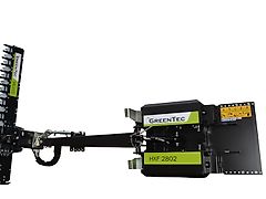 GREENTEC HXF2802 & HS172 Geräteträger und Astschere /Heckenschere für Frontlader /Radlader