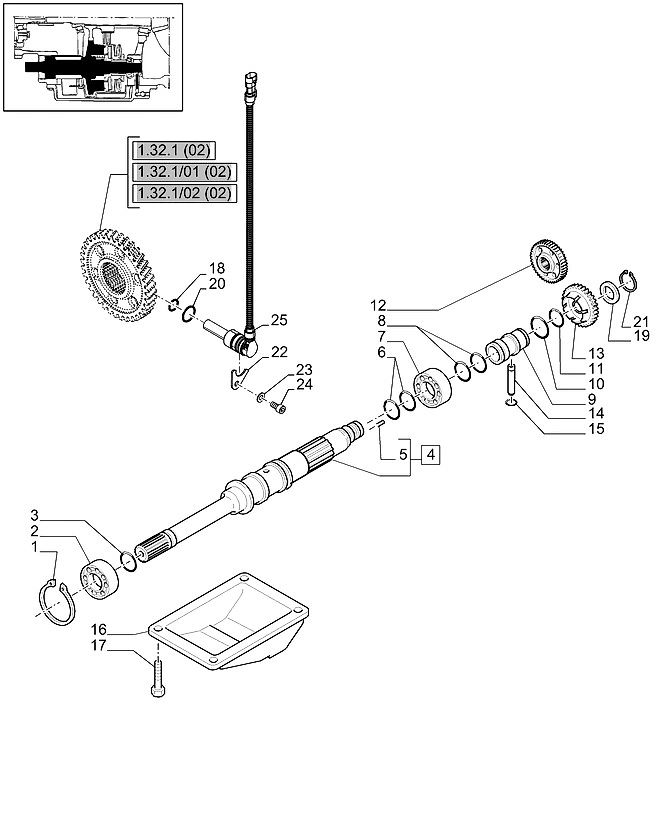 New Holland T6010 Koło zębate 49t, 75.5mm width 5193855 (Części zamienne)