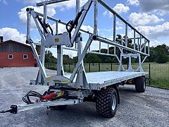 CynkoMet Ballenwagen, 16 Tonnen GG, Feuerverzinkt, hydraulische Ladungssicherung