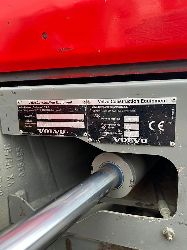 Volvo EC 15D Top Zustand erst 964 Std Powertilt