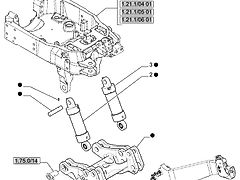 New Holland T6010 Rama 87667283 (Części zamienne)