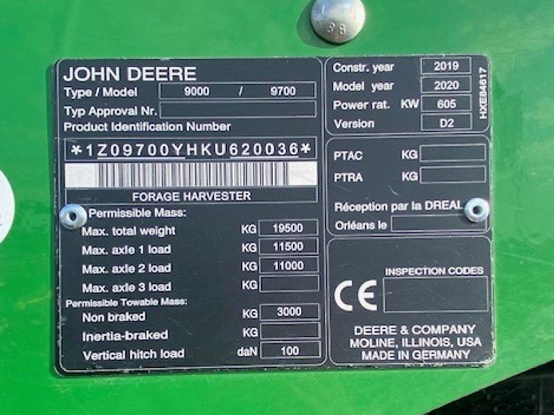 John Deere 9700i ProDrive 40km/h