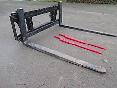 InterAgri Palettengabel 120cm 2,5T mit 2 Ballenzinken TOP ANGEBOTE