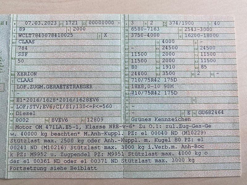 Claas Xerion 5000 Trac VC + GPS RTK