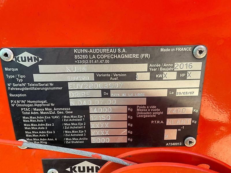 Kuhn EuromixI EUV 280 ( 18 cbm )