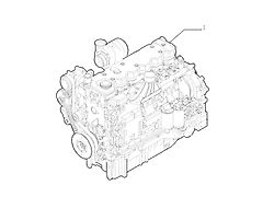 New Holland T6010 T6090 T6070 T7230 Silnik 84140800 (Części zamienne)