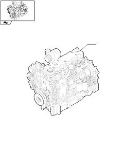 New Holland T6010 T6090 T6070 T7230 Silnik 84140800 (Części zamienne)
