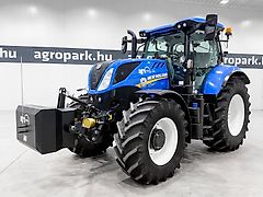 New Holland T7.210 tractor, Power Command 50 km/h, front axle and cab susp., automatic steering, air brakes