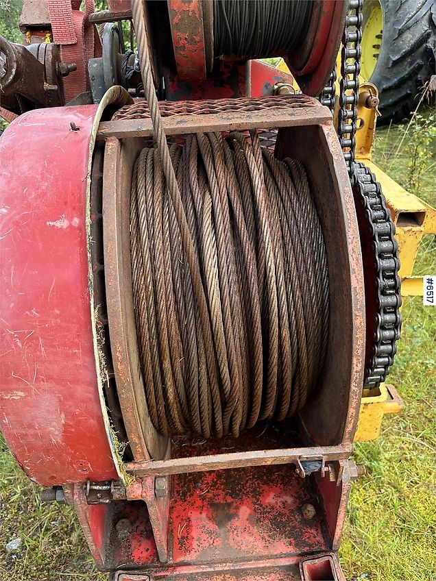 Igland trepunktsmontert taubane vinsj