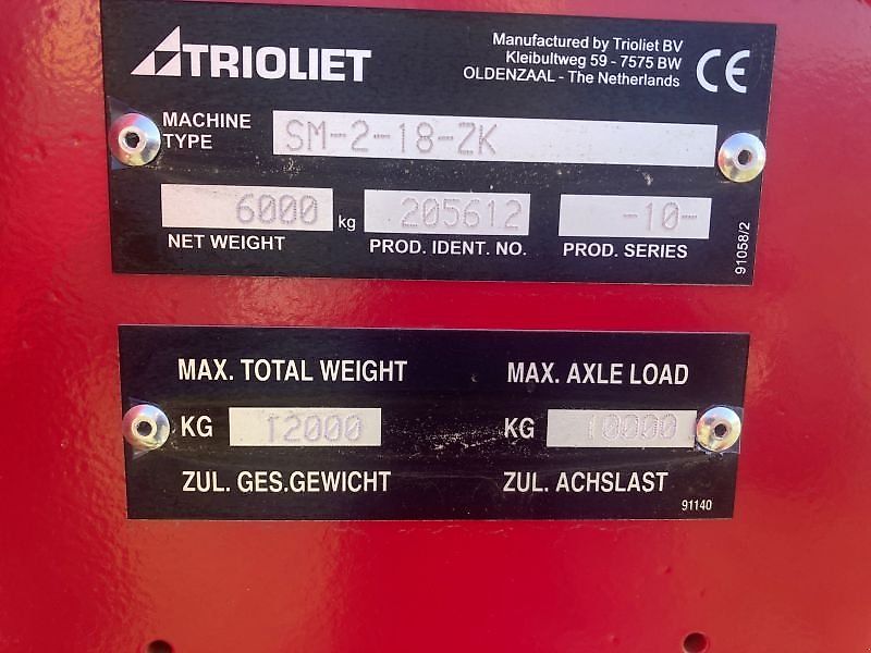 Trioliet SOLOMIX 2 1800 ZK