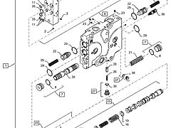 New Holland T6090 T6070 Regen zawor hydr aux main cch, magnum 47735819R (Części zamienne)