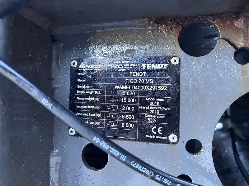 Fendt LELY TIGO 70 MS