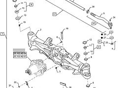 New Holland T6090 T6070 Pochwa mostu napedow 87404290 (Części zamienne)
