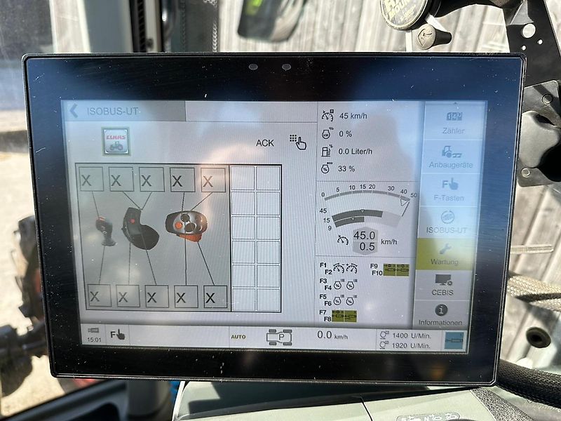 Claas Axion 870 Cmatic, Cebis, GPS