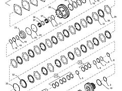 New Holland T6090 Wałek zębaty 1285990C2 (Części zamienne)