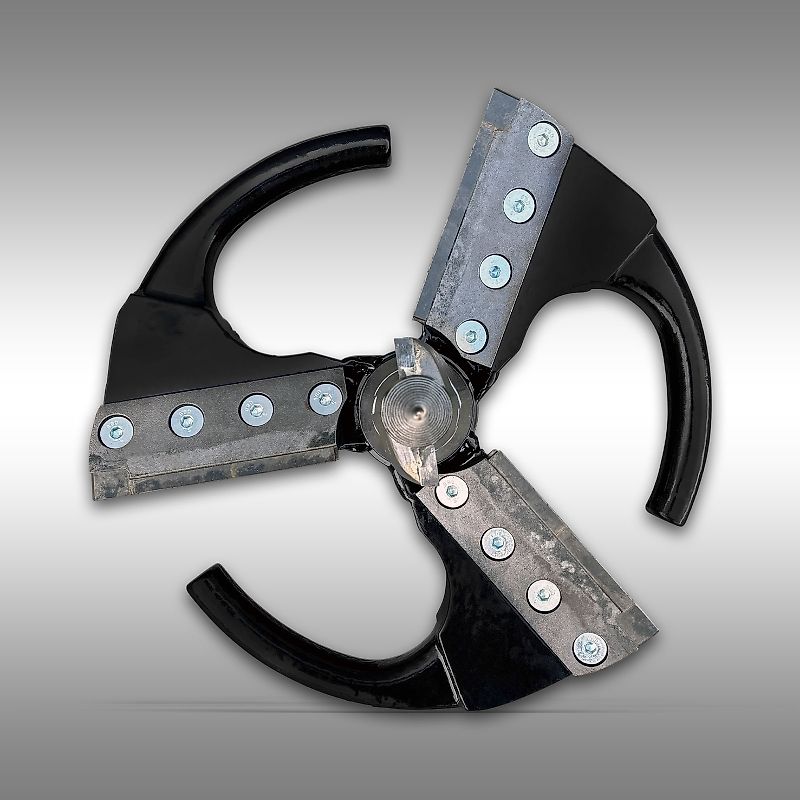 Jansen Schälaufsatz für Kegelspalter Jansen JSK-500, Stubbenfräse, Wurzelfräse