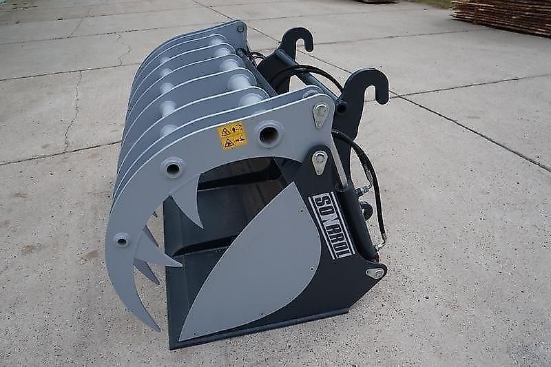 Sonarol Krokodil-Schaufel Greifer gebr. Zinken 2,2m für Teleskoplader