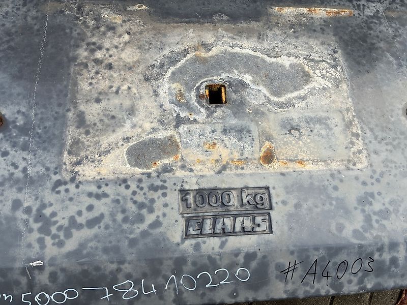 Claas Ballastierungskonzept XERION 2.200kg Gewicht